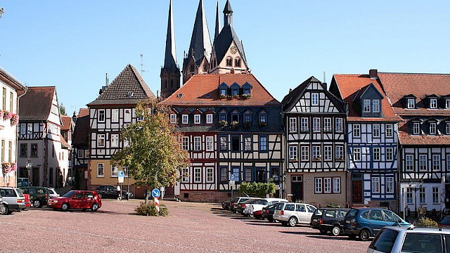 Der Obermarkt in Gelnhausen